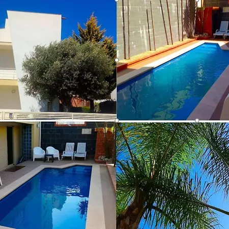 Pool 10 Guests Garden Bbq Near Beaches Sesimbra