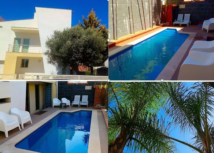 Pool 10 Guests Garden Bbq Near Beaches Sesimbra